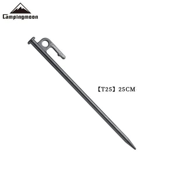 CAMPINGMOON T15 Колышки для палатки из высокопрочной углеродистой стали, черные, с защитным покрытием, для тентов и кемпинга