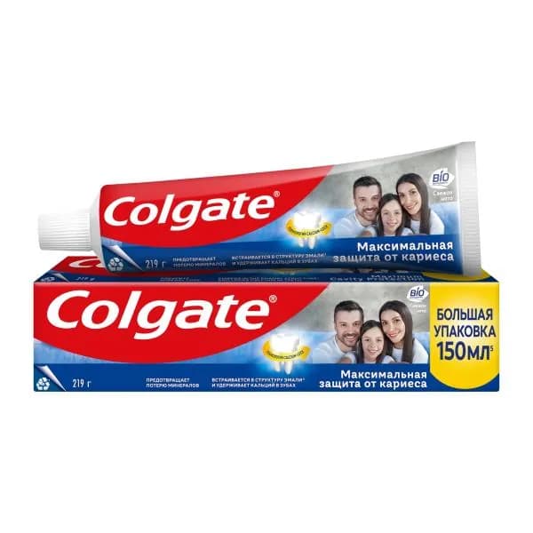 Зубная паста Colgate Максимальная защита от кариеса Свежая мята 150мл