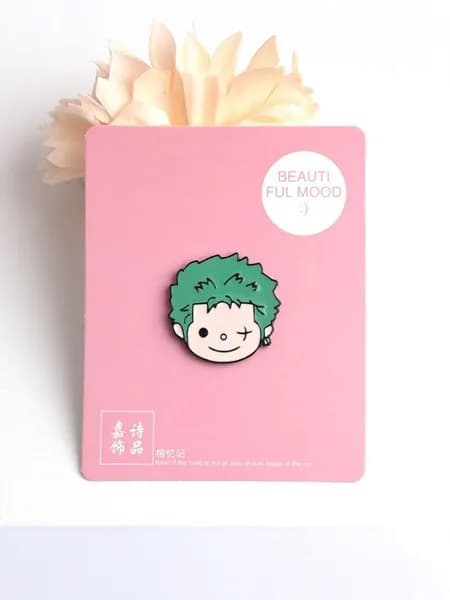 Значок металлический"Зоро Ророноа(One Piece)", Positiv M