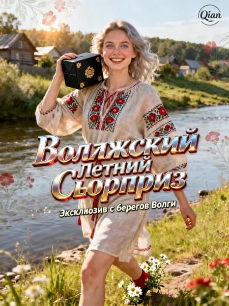 Подарочный набор Волга сувениры и аксессуары с тематикой региона