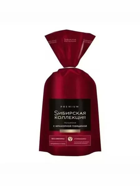 Пельмени Сибирская Коллекция с мраморной говядиной категории B 700 г