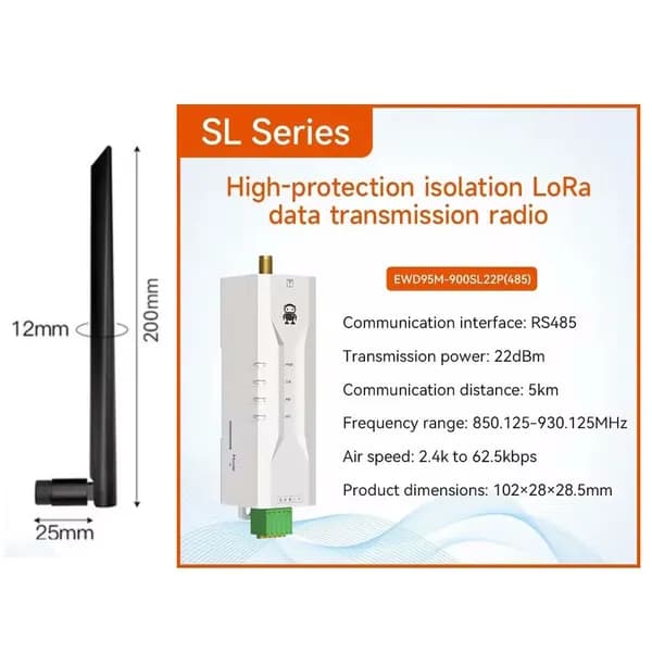 EBYTE EWD95M-900SL22P(485) Мост RS485 к LoRa