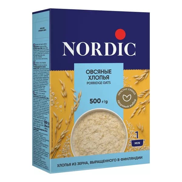 Каша Nordic овсяная 500 г