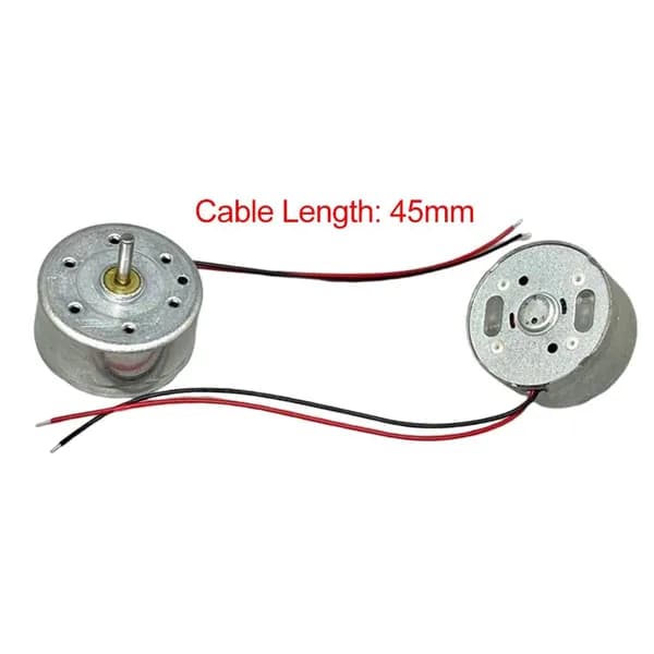 RK-300C RF-300CA-12350 DC 1,5 В-6 В 9000 об/мин 24 мм Круглый Электродвигатель DIY Вентилятор