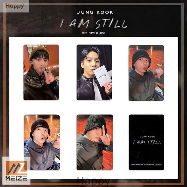 Карточки BTS Коллекционная карточка БТС JK I AM STILL Jungkook Коллекционная карточка 5.4*8.6cm