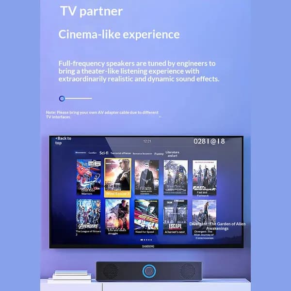 Колонки компьютерные Bluetooth 5.0 и проводные, с усилением баса