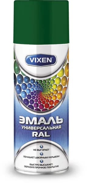 Эмаль ASTROHIM VIXEN VX16005 алкидная RAL, зеленый мох (RAL 6005)