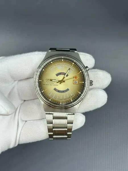 Часы ORIENT Automatic 21 камень Водонепроницаемые! Вечный Календарь Автоподзавод Япония