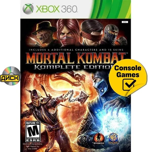 Игра Xbox 360 Mortal Kombat Komplete Edition (XBox 360, Английская версия)