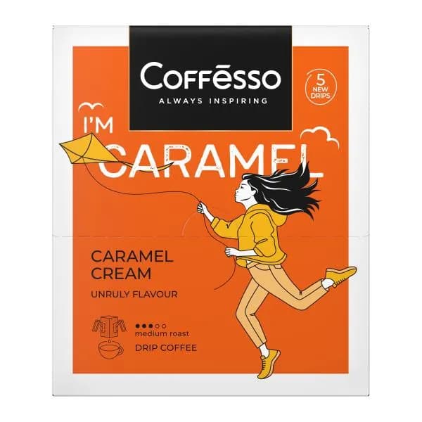 Кофе молотый Coffesso Caramel Cream 5*10г 50г