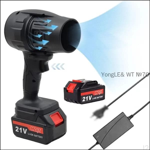 Jet Dry Mini Blower Turbo Jet Fan с 2 аккумуляторами 21V