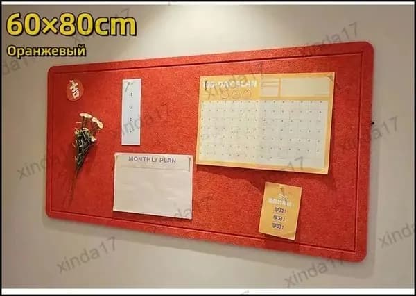Органайзер для планирования из эковойлока, качественный мудборд на стену, применяемый как не пробковая доска для фото