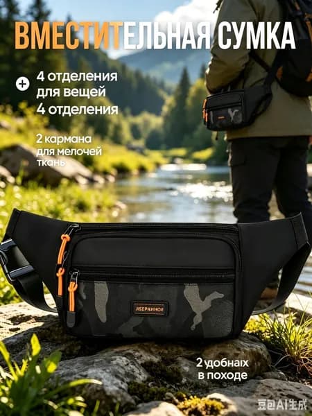 Сумка кросс-боди, спортивная