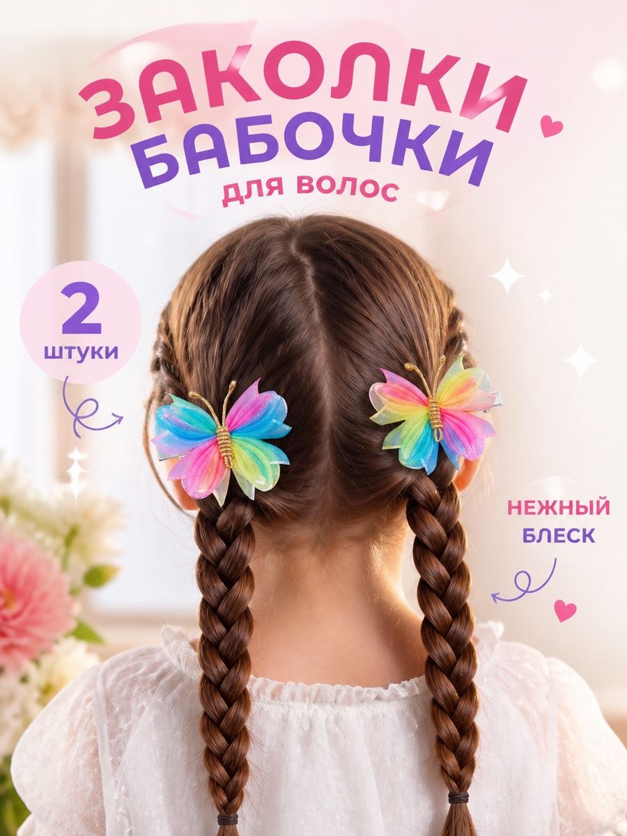 Заколка для волос 2 шт.