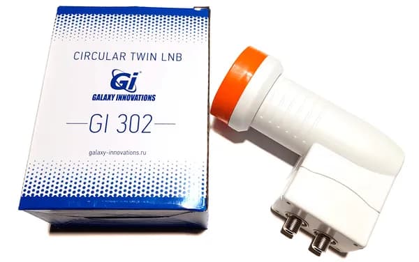 Конвертор спутниковый Galaxy Innovations Circular Twin LNB GI-302 (Для Триколор и НТВ+)