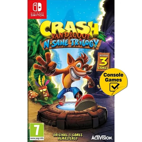 Игра для Switch Crash Bandicoot N. Sane Trilogy (английская версия)