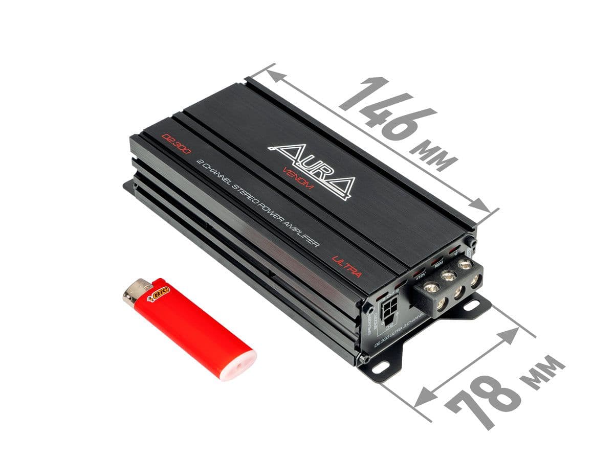 Усилитель автомобильный Aura Venom D2.300 Ultra