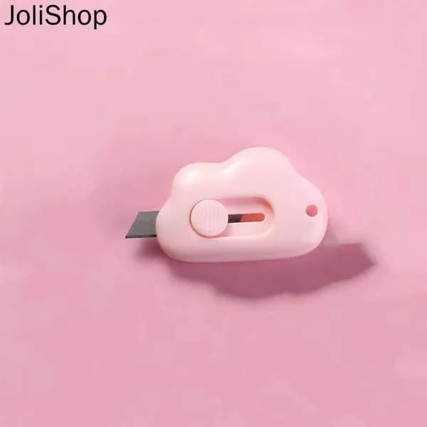 1 шт. Mini Pocket Cloud Art многофункциональный нож для резки бумаги, упаковки, сменным лезвием, канцелярский инструмент.