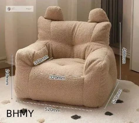 Прямой диван 52х52х48 см,коричневый