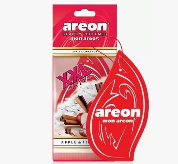 Ароматизатор автомобильный Areon MON XXL (Apple&Cinnamon Яблоко и Корицей)
