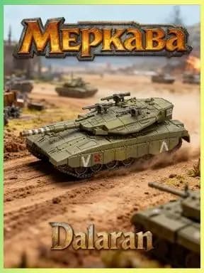 Танк Меркава (Израиль) 1:72 - Сборная модель без клея и окраски детальная Dalaran