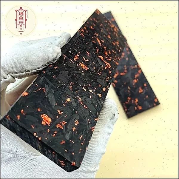1 кусок накладки из углеродного волокна для держателя инструмента, 135*40*2.5 мм