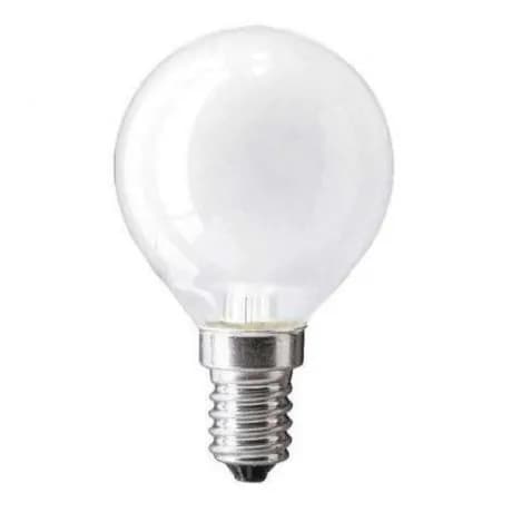 лампа накаливания P45Frosted 230V E14 SES 650 lumen 1000h