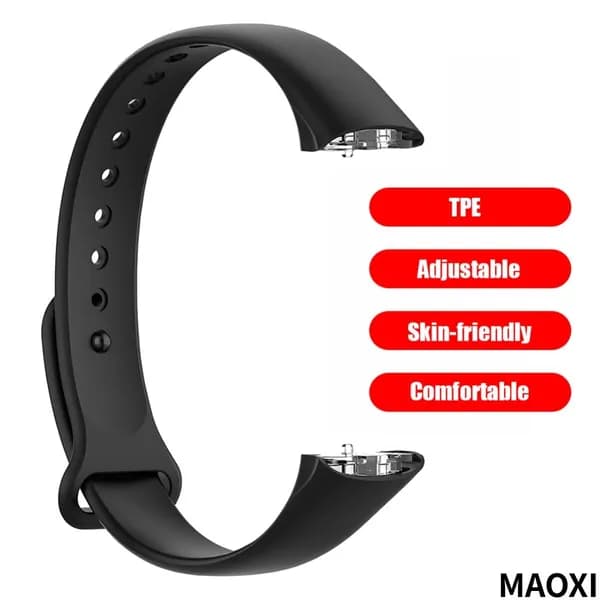 Ремешок для Samsung Galaxy Fit SM-R370, термоэластопласт, черный