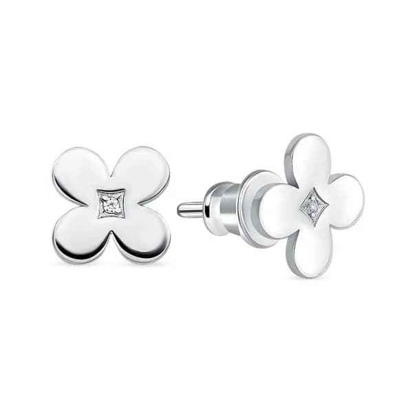 Серьги женские с фианитами серебро 925 пробы 585GOLD