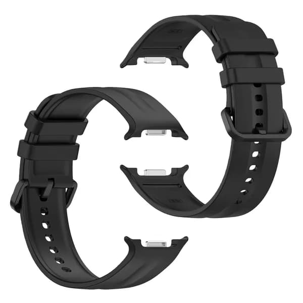 Силиконовый ремешок для Samsung Galaxy Watch 8/9, 40 мм, чёрный