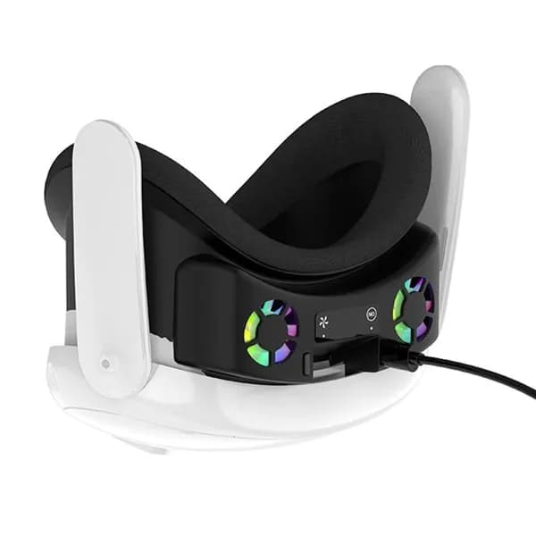 VR Очки Охлаждающий Вентилятор Для Q 3, Черный