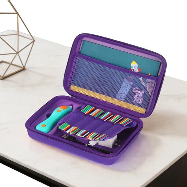 Чехол для 3D-ручки 3Doodler Start+ Essentials из ЭВА, фиолетовый, водонепроницаемый