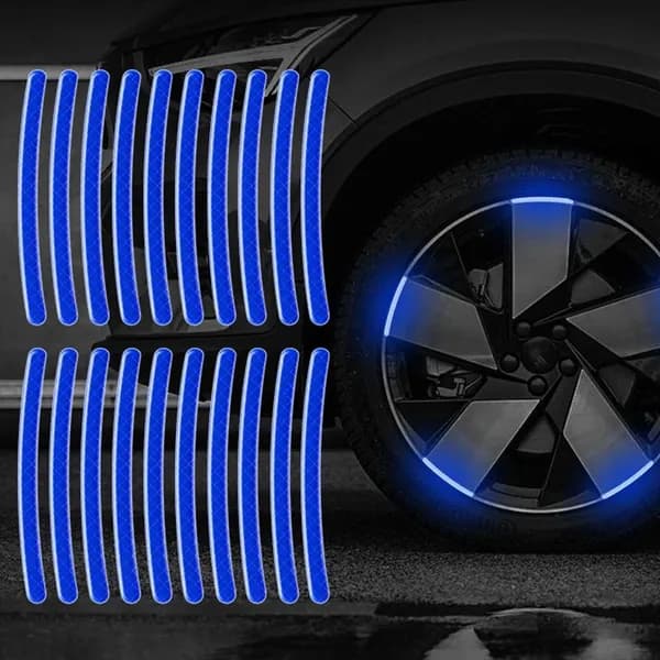 20 шт. Светоотражающие наклейки для колес автомобиля