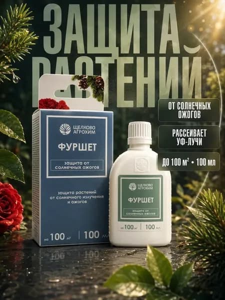 Средство для защиты растений от солнца и ожогов 100 мл