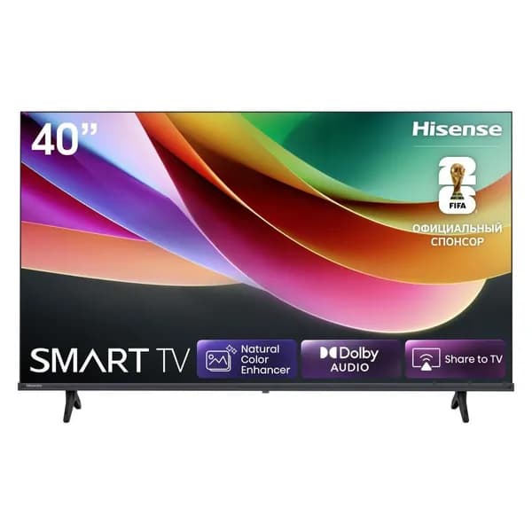 Hisense Телевизор A4S 40″ HD, черный