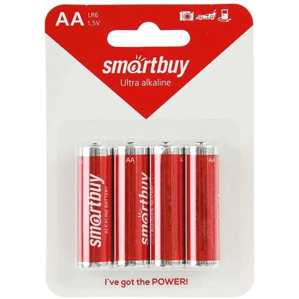 Батарейка LR 6 SmartBuy 4xBL (48/480)#