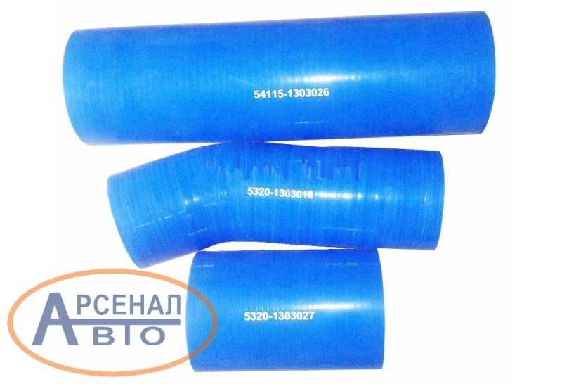 Патрубок радиатора Камаз (к-т) 3 наим, силикон 5320-1303010/26/27