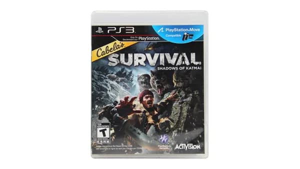 Cabela's Survival Shadows of Katmai (PS3, NTSC) Винтаж