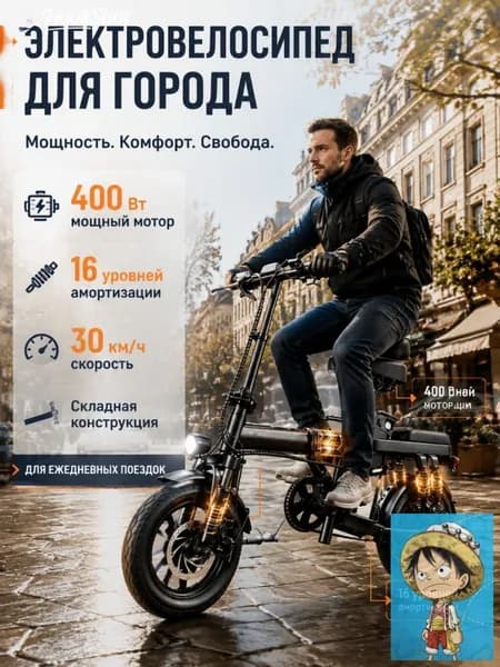 Электровелосипед, 500 Вт