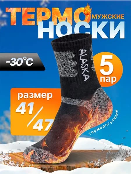 Носки мужские мужские, 5 пар