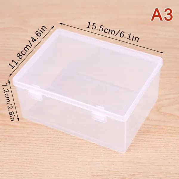 Кофр для хранения вещей 15.5x11.8x7.2 см прозрачный