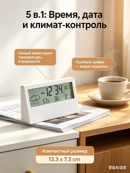 Настольные часы Электронные 1 шт