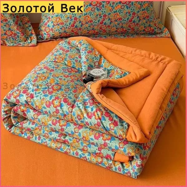 Одеяло Двуспальный 180x200 см, Всесезонное, с наполнителем Полиэстер, комплект из 1 шт