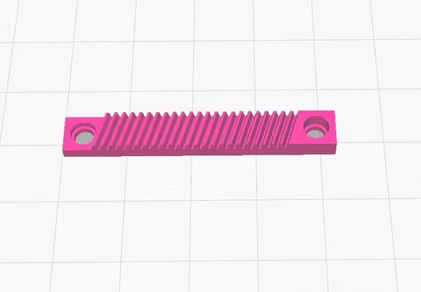 Рейка конденсора микроскопа МБИ, МБР, МБД, ЛОМО Биолам, Микмед-1(3D печать)