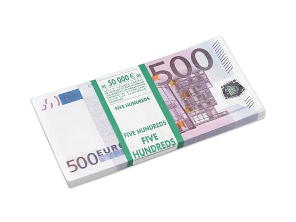 Шуточные деньги 500 евро