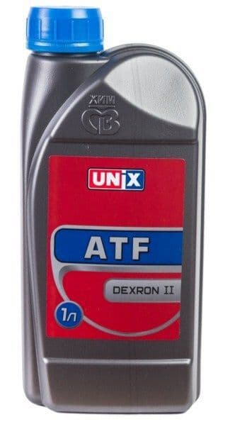 Масло трансмиссионное минеральное UNIX ATF Dexron II (1 литр) для автоматических трансмиссий (4603351)