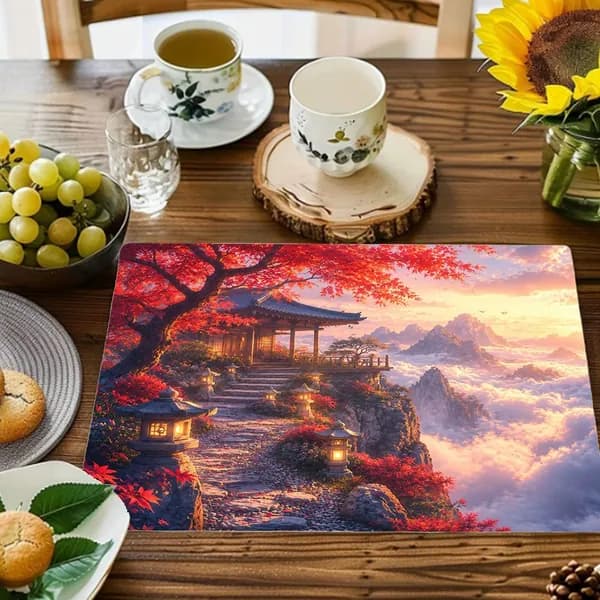 Салфетка сервировочная Искусственные материалы 32x42см, 1шт.