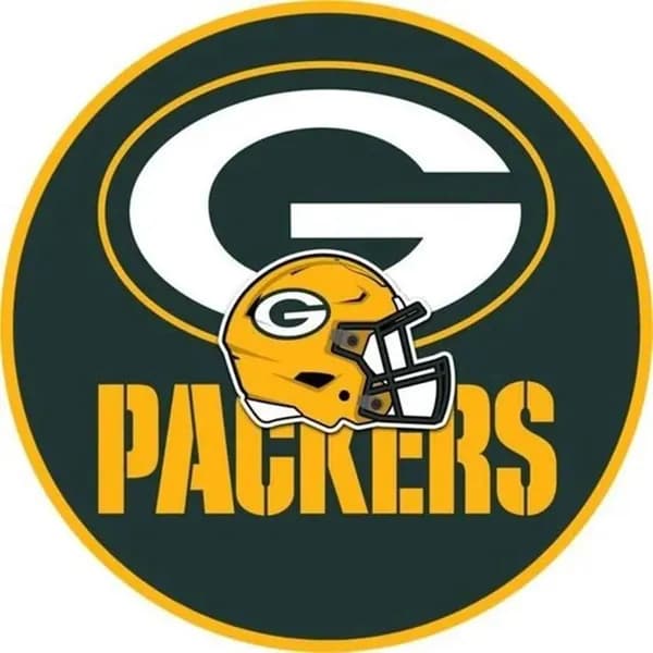 Диамантная картина NFL Грин-Бей Пэкерс 30 30 см, 5D, без рамки
