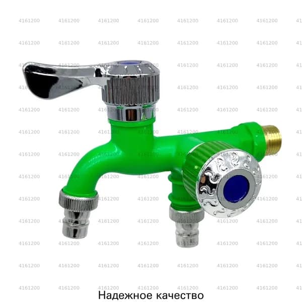 Двойной водопроводный кран