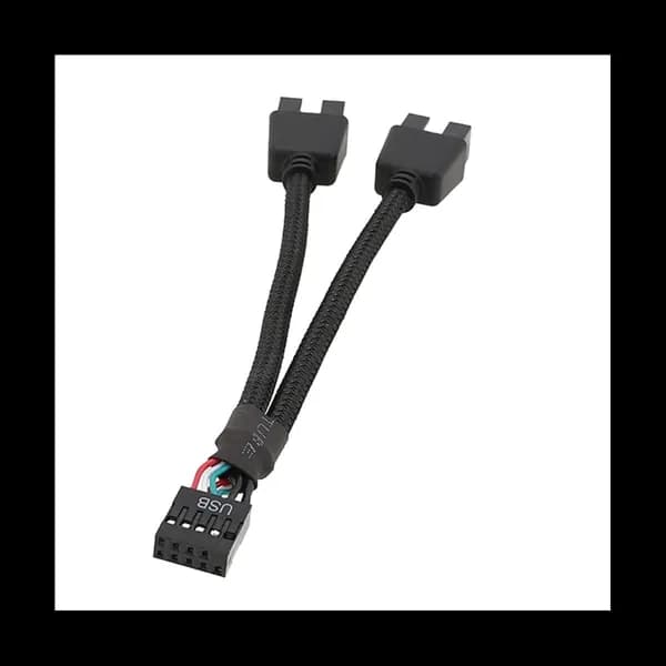 Удлинительный кабель USB для материнской платы компьютера, 1 шт., 9 контактов, 1